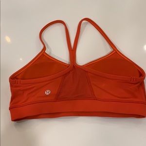 Lululemon Flow Y Bra in red size 8
